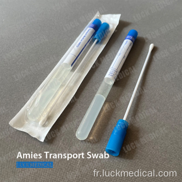 AMIES Transportez l&#39;écouvillon avec du gel